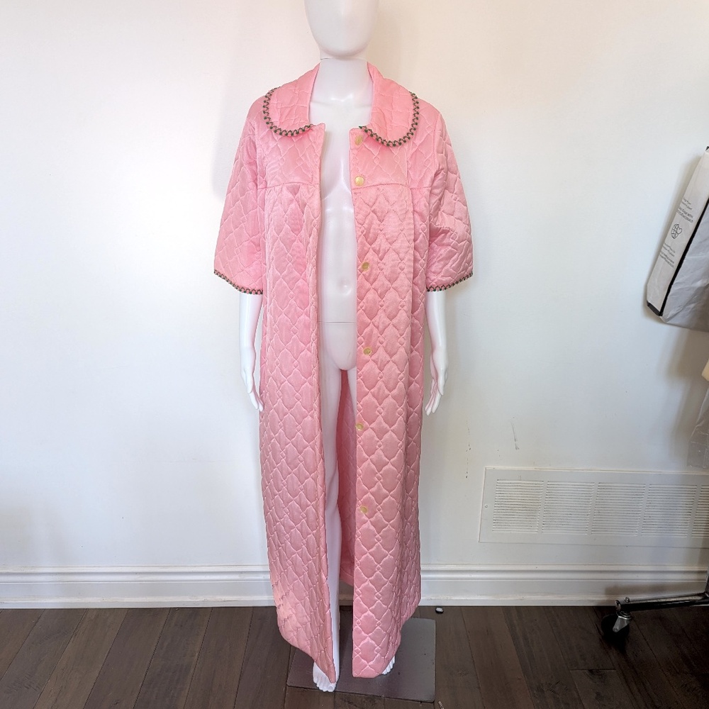 VINTAGE 1960s Pink Robe - Picture 2 of 4